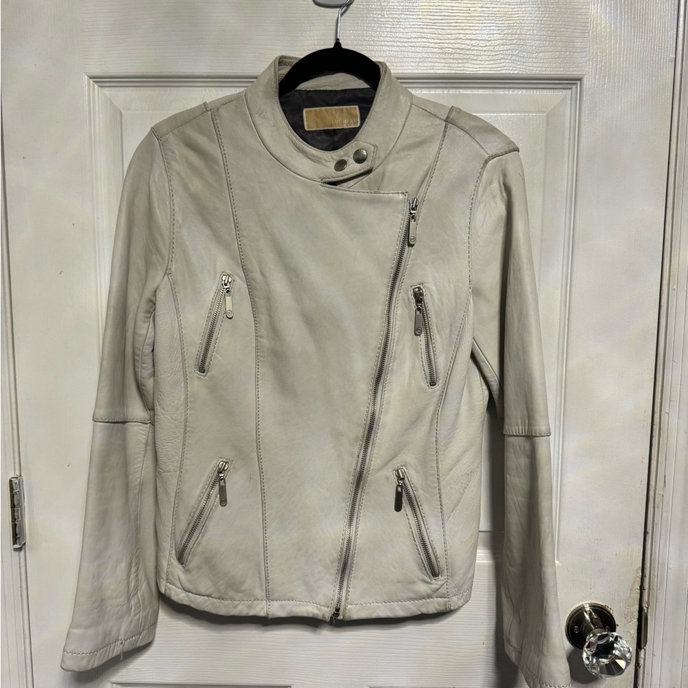 White Leather Michael Kors
